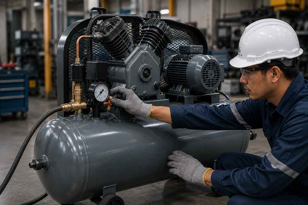 10 Penyebab Air Compressor Tidak Menghasilkan Tekanan Maksimal